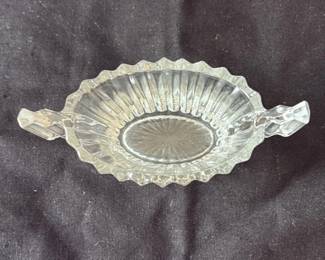 Antique Glass Relish Dish