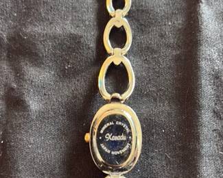 Xanadu Women's Oval Crystal Accent Watch