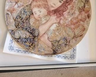 Mother and Child Decorative Plate