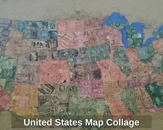 United States map collage