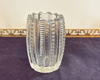 Cut Crystal Vase