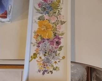 Vintage Floral Serving Tray