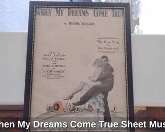 When My Dreams Come True Sheet Music
