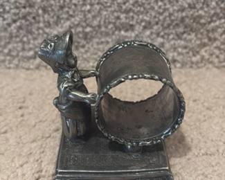 Egyptian Revival Napkin Ring Holder