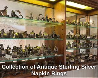Collection of Antique Sterling Silver Napkin Rings