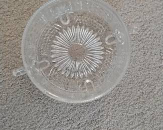 Antique Glass Candy Dish