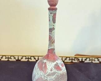 Antique Copper Ladle with Finial