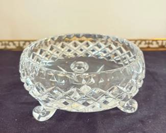 Antique Crystal Footed Bowl