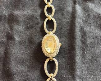 Xanadu Women's Oval Crystal Accent Watch