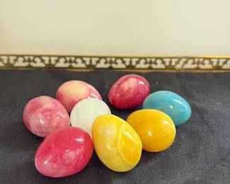Set of Polished Stone Eggs
