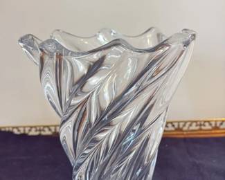 Art Nouveau Crystal Vase