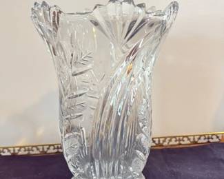 Cut Crystal Vase