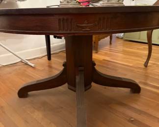 48" oak dining table