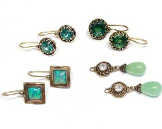 Assorted Sterling Silver and Gemstone Earrings 3 hero