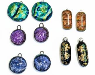 Dichroic Glass Pendants 2 hero