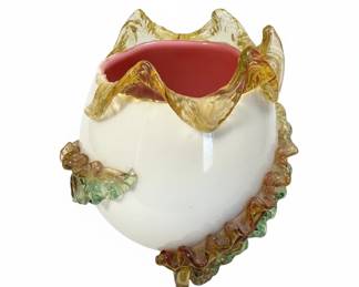 Murano Art Glass Shell Vase 17 hero