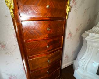 Antique French Marble Top Semainier Chest
(We have a pair)