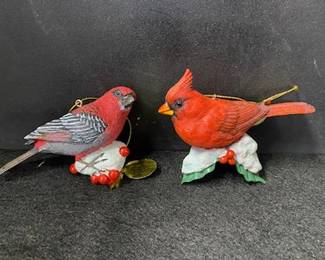 Pair Danbury Mint Birds