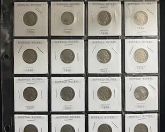 Sheet 20 Buffalo Nickels