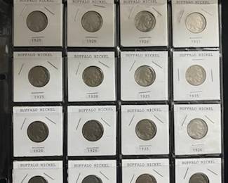 Sheet 20 Buffalo Nickels