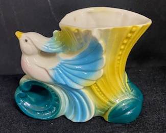American Bisque Bird Planter