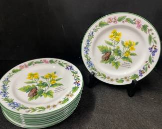 8 pc. Royal Worcester Herbs B & B Plates