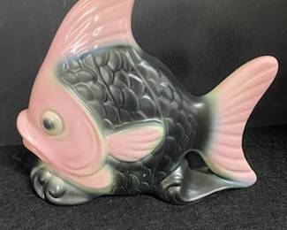 California Art Pottery Fish Wall Pocket