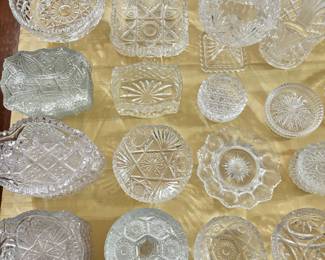 Lots of Cut and Pressed Glass