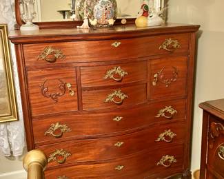 Turn of the Century Chest of Drawers with Mirror
