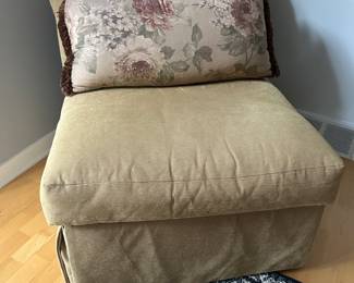 Bernhardt Armless Chairs ~ Pair