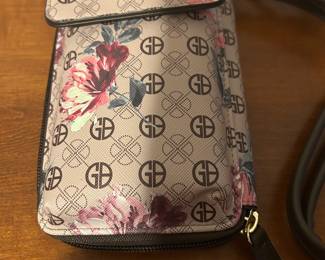 Giani Bernini Signature Floral Tech Crossbody Wallet