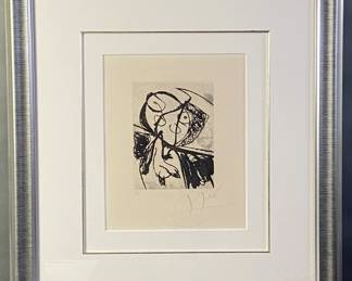 Joan Miro Lithograph Aquatint Signed