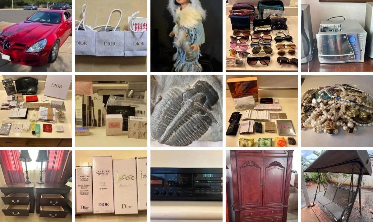 EWA ASIAN TREASURES CTBids Online Auction • Bidding Ends 11/20/25 • Pickup 11/22/25 in HAWAII
Great auction in time for the Holidays. This auction features a Mercedes SLK280 Coupe, exquisite furniture, housewares. Dior cosmetics and bags, mens and womens clothing, beautiful Thai and other collectibles from around the world, books and music, collectible porcelain dolls, costume jewelry, mystery lots, outdoor furniture and so much more!