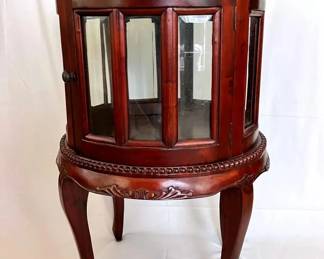 EAT105- Solid Wood Small Display/ Liquor Cabinet 