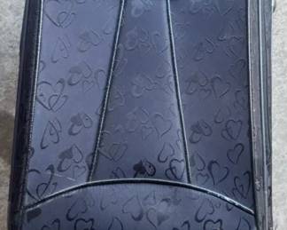EAT244 - Brighton luggage bag with a heart pattern