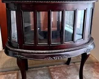 EAT106- Unique Antique Style Solid Wood Display Cabinet 