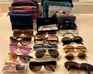 EAT215 - Sunglasses, Glasses And Bag Mystery Lot Including Versace
