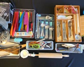 EAT060 - Large Lot of Kitchenware - Utensils, Knives & More Useful Items for the Kitchen