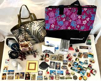 EAT026- Huge Lot of World Wide Magnets, Bags & More