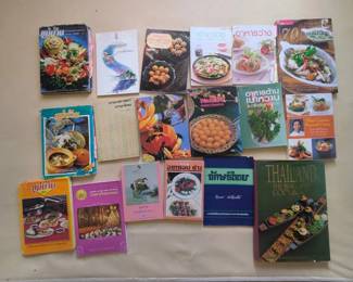 EAT108-Lot of Thai Cookbooks – All in Thai Language