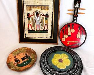 EAT100- Interesting Hand Crafted Wall Art & Decor from Asia, Egypt & More