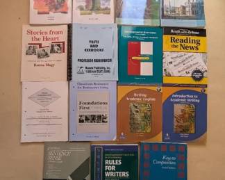EAT147- Lot of English Grammar, Writing & Academic Study Books