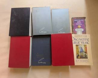 EAT122- Lot of Ernest Hemingway & American History Books