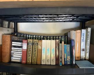 EAT073 Assortment of Books, CD’s & Cassettes Interesting Genres 