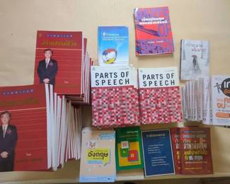 EAT115- Lot of Thai-English Learning Books – Multiple Copies