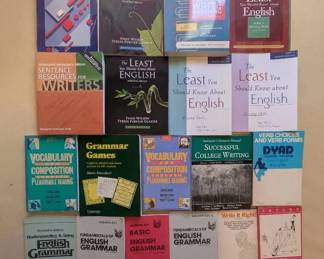 EAT154- Collection of English Grammar, Vocabulary & Writing Skills Books