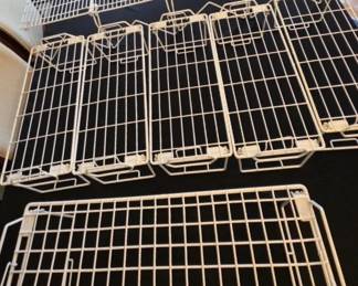 EAT070 - Plastic Coated Metal Stacking Shelves 