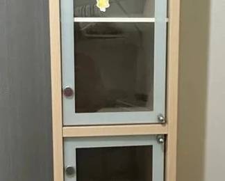 EAT303 - Storage Cupboard With Glass Doors
