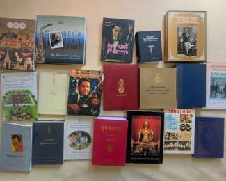 EAT107- Mixed Thai Hardcover Book Lot – Culture, History, Religion & More