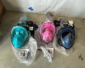 More snorkel masks
